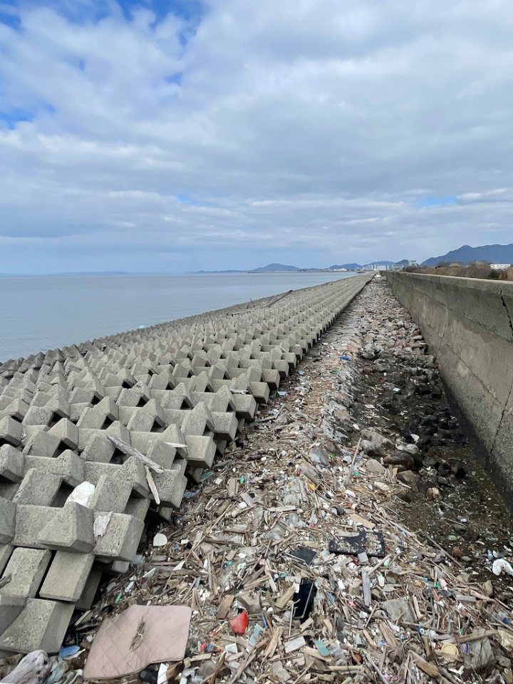 香川県三豊市　海ごみホットスポット