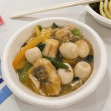 ボラの中華あんかけ煮